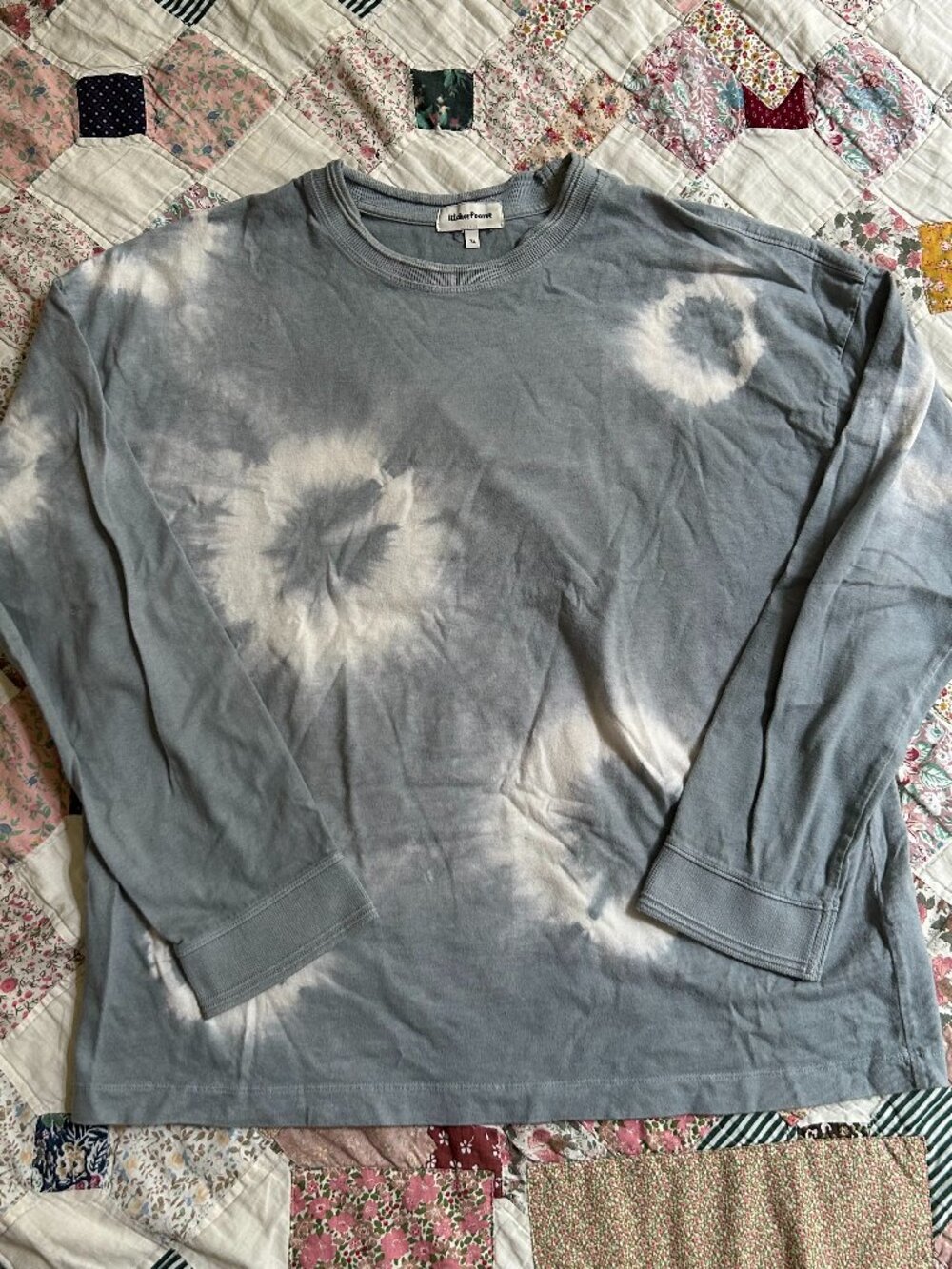 Richer Poorer Tie Dye Relaxed Cotton Long Sleeve Tee